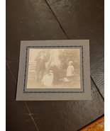 Antique Photo Grandmother Couple Child Farmer Sepia 1900s H A Manning Si... - $14.50