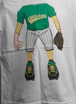 Toddler Boys Sz 3T Baseball Player Body White Tee Tshirt Shirt top - $9.90