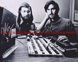 Steve Jobs And Steve Wozniak Autographed 8x10 Rp Photo Apple Computer Legends - £15.73 GBP