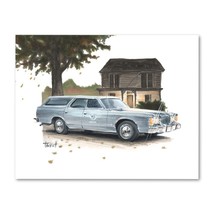 Signed HALLOWEEN 1978 Ford LTD Wagon Poster Print Wall Art 11x14 Unframed - $449.81 MXN