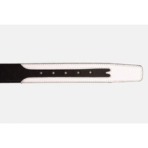 The Neiva Black/White Leather Belt image 4