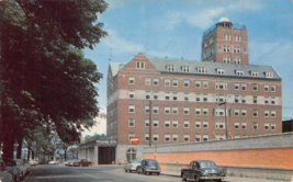 ST JOSEPH MICHIGAN~WHITCOMB SULPHUR SPRINGS HOTEL-1940s CARS~1959 PSTMK ... - $5.51