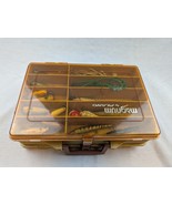 Vintage MAGNUM By PLANO Double Sided Fishing Tackle Box filled w/ lures ... - $942.26 MXN