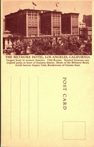 Los Angeles Biltmore Unused Guest Stationary Postcard California 1930s-1940s - £12.58 GBP