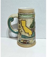 Califormia Budweiser 7.5&quot; Stein Limited Edition Ceramarte Made in Brazil - $444.45 MXN