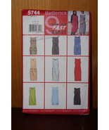 Butterick Pattern # 5744 Nine Fast &amp; Easy Size 8-10-12 Dress  New Uncut ... - £6.35 GBP