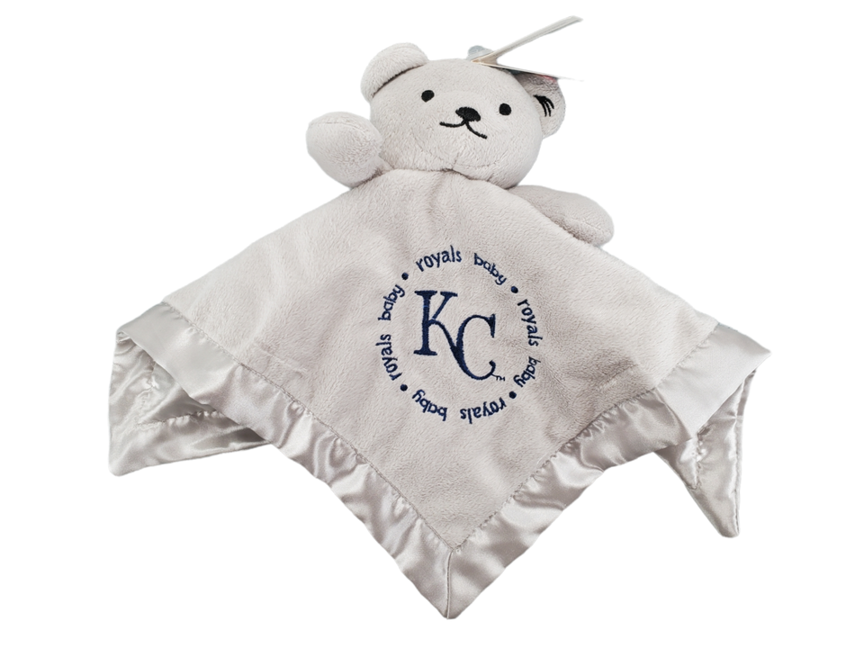New KC Royals Baby Security Bear Lovey Officially Licensed With Tags Kan... - $11.05