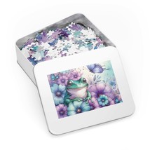 Jigsaw Puzzle in Tin, Frog, Personalised/Non-Personalised, awd-413 (30, 110, 252 - £28.22 GBP+