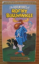 The Adventures of Rocky and Bullwinkle BLUE MOOSE VHS VIDEO Cartoon - £12.25 GBP