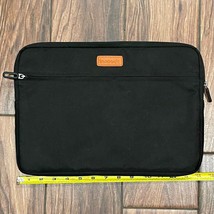 Inateck Laptop Sleeve 14”x10” Black with Front Pocket  - $14.00