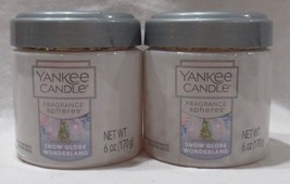 Yankee Candle Fragrance Spheres Neutralizing Beads Lot 2 SNOW GLOBE WOND... - $32.92