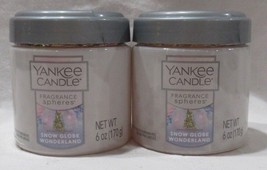 Yankee Candle Fragrance Spheres Neutralizing Beads Lot 2 SNOW GLOBE WOND... - £21.25 GBP