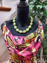 New Directions Womens Multicolor Floral Sleeveless Cowl Neck Top Blouse Medium - £19.55 GBP