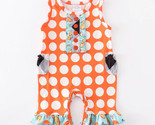 NEW Boutique Baby Girls Sleeveless Polka Dot Romper Jumpsuit Size 3-6 Mo... - £10.38 GBP