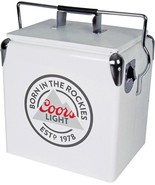 The Coors Light Retro Ice Chest Cooler With Bottle Opener Measures, And ... - £85.37 GBP