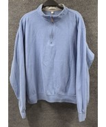 Peter Millar Sweater Crown Comfort Pullover Men XL Blue 1/4 Zip Golf Swe... - £33.44 GBP
