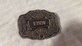 Vintage Oden Inc. Belt Buckle Eddy Great Shape!!! - £5.39 GBP