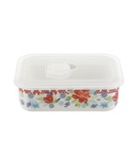 Pioneer Woman ~ Ceramic Food Storage Container ~ Spring Bouquet Pattern ... - $416.58 MXN
