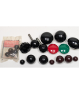 Lot of 20 Vintage Phenolic/Resin Plastic Threaded Ball Knob Handles Mach... - $64.34