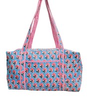 Quilted Travel Duffle Bag for Women Weekender Bag Large Overnight Bags H... - €8,35 EUR