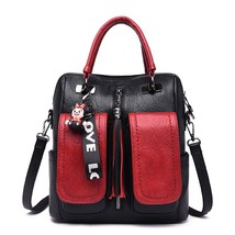  vintage female shoulder bags soft leather backpack ladies travel back pack luxury bags thumb200