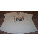WOMEN&#39;S FRIENDS Tv Show Umbrellas Fountain T-shirt PLUS SIZE 3XL XXXL Ba... - $33.83 CAD