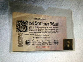 Germany banknotes, 2 Millionen Mark 1923. Banknote Berlin ZWEI MILLION + picture - $9.58