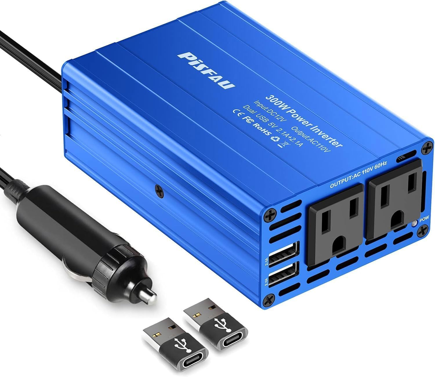 Road Trip Necessities And Camping Gear Include The 300W Power Inverter 1... - $34.97
