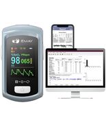 Sleep Oxygen Monitor with PC Software &amp; App | Bluetooth Pulse Oximeter R... - $199.86