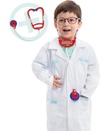 Spooktacular Creations Jr. Doctor Lab Coat Deluxe Kids Costume Set MEDIU... - $25.04