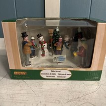 Lemax ANNUAL SNOWMAN CONTEST Table Accent XMAS DECOR Village NIB 2006 63570 - $69.29