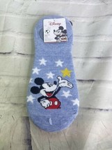 Disney Mickey Mouse Stay Put Liner Socks 2 Pair Shoe Size 4-10 Sock Size... - £4.43 GBP