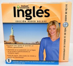 NEW Instant Immersion English Deluxe Edition Audio 16-CD-Rom Ingles Edition v2.0 - £7.51 GBP