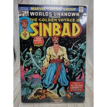 Worlds Unknown #7 (1974) - Golden Voyage of Sinbad Movie Adaptation - $9.97