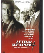 Lethal Weapon 4 Mel Gibson Danny Glover DVD - $8.00