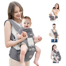 Baby Carrier Newborn To Toddler, Toddler Carrier With Hood All Seasons &amp; All - £43.34 GBP