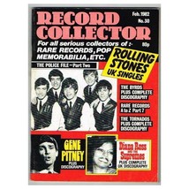 Record Collector Magazine February 1982 mbox3457/g Rolling Stones - Gene Pitney - £3.90 GBP