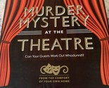 Murder Mystery at the Theatre Game by Table Fun. Host Your Own Mystery.  - $17.81