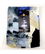 NASA Space Astronaut Beach Towel 28&quot; X 58&quot; Cotton Franco Manufacturing New - £21.82 GBP