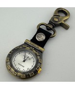 Advance Field Ranger Gold Sport Quartz Pocket Watch Men Bronze Snap-on N... - €32,68 EUR
