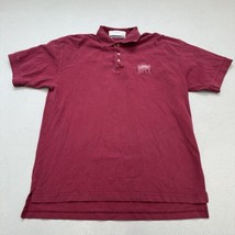 Vintage Mississippi State Bulldog  Polo Maroon Shirt Size Large 22.5x28 - €19,91 EUR