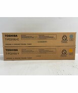 2 New OEM Toshiba eStudio 2010AC, 2510AC CY Toners T-FC210U (No Magenta&amp;... - $3,276.54 MXN