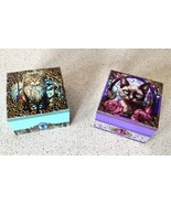 Faux Stained Glass Cat Print Trinket Box - Small   YOUR CHOICE OF 2 STYLES! - €8,50 EUR