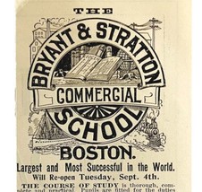 Bryant &amp; Stratton Commercial College 1894 Advertisement Victorian 2 ADBN1jj - $19.99