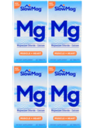 Slow Mag Magnesium Chloride and Calcium, 60 Tablets each (Value Pack of 4) - $49.49