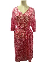 0039 Italy kuba dress PINK ZEBRA - $187.73 CAD