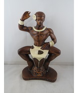 Vintage Hula Figurine - Body Beach Drummer by Treasure Craft - Ceramic F... - $107.30 CAD