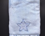 Baby Gear Baby Blanket Thank Heaven for Little Boys Star Satin Trim Embr... - $21.99