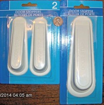 Rubber DOOR STOP 3.5&quot; Standard OR LARGE 6&quot; Wedge IVORY WHITE stops stopp... - $19.11+