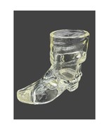 Vintage Westmoreland Cowboy Boot Clear Glass Toothpick holder 3.25&quot;x4&quot; - £12.02 GBP